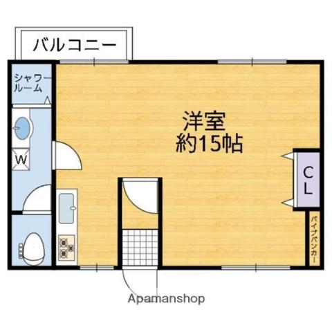 米田第一ビル(ワンルーム/5階)の間取り写真
