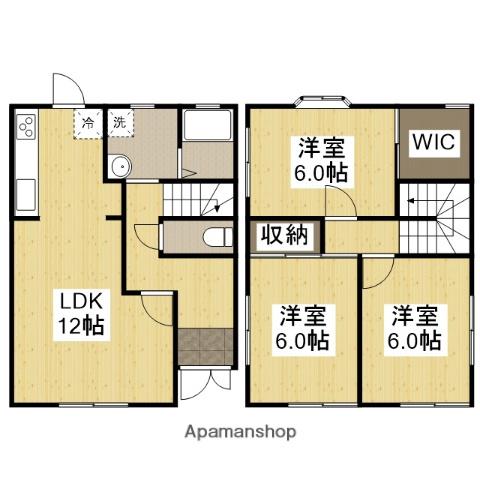 デュオフォルム御立(3LDK)の間取り写真