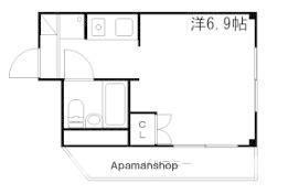 エレーヴ新在家(ワンルーム/1階)の間取り写真