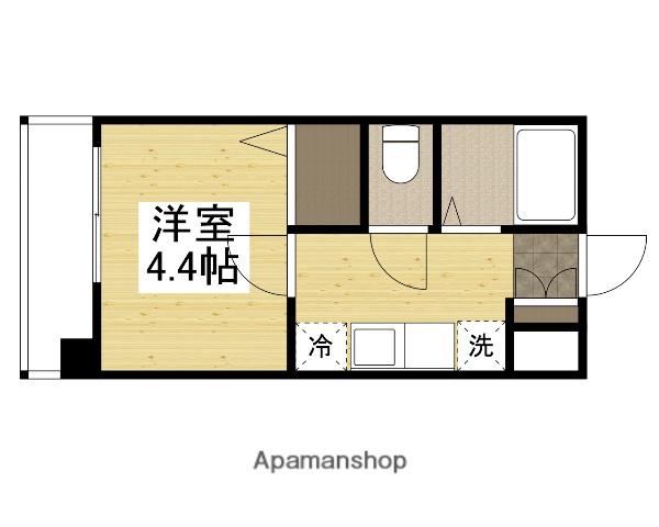 ビーフォレスト姫路イースト(1K/5階)の間取り写真