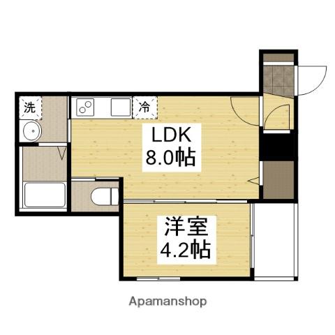 URBAN SEA(1LDK/3階)の間取り写真