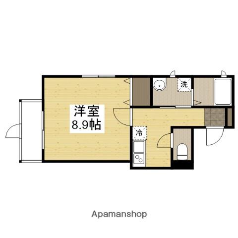 メゾン・ハクトー姫路駅前(1K/1階)の間取り写真