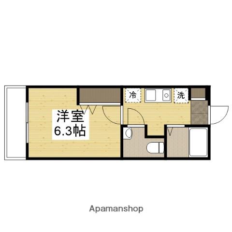 BELL COCO 2(1K/2階)の間取り写真