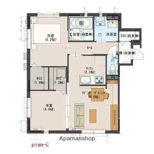 クラング(2LDK/2階)の間取り写真