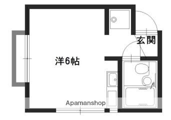ジョイス英賀保(ワンルーム/2階)の間取り写真