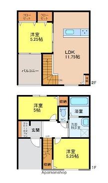 ＣＡＳＡ　ＴＯＭＩＮＡＧＡ(3LDK)の間取り写真