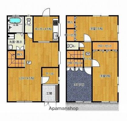 エメラルド・ラ・ヴィーン(3LDK)の間取り写真