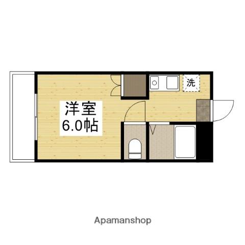 姫西ハイツ(ワンルーム/3階)の間取り写真