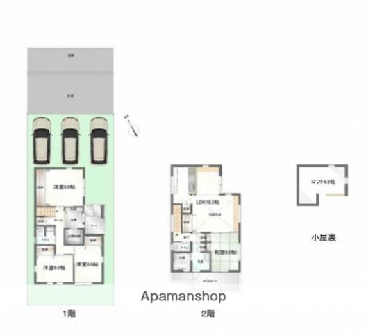 播但線 姫路駅 徒歩13分 2階建 築11年(4LDK)の間取り写真