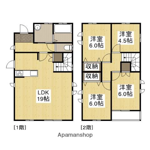 山陽電気鉄道網干線 西飾磨駅 徒歩11分 2階建 築9年(4LDK)の間取り写真