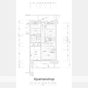 明治グランドヒル姫路(3LDK/5階)の間取り写真