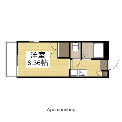 グランサレ(1K/2階)の間取り写真