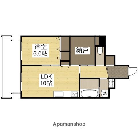 エイジングコート姫路(1LDK/9階)の間取り写真