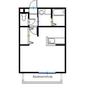 クルールアヴニール(1K/2階)の間取り写真