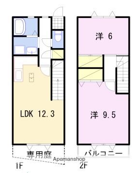 マウントビレッジ大池台(2LDK)の間取り写真