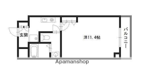 CAPITAL.I姫路(1K/7階)の間取り写真