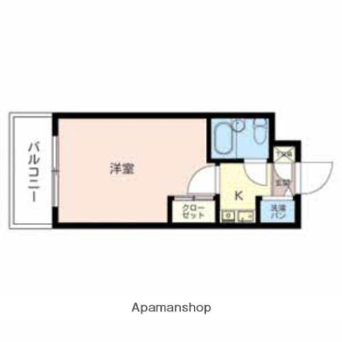 ベルトピア手柄Ⅴ(1K/4階)の間取り写真