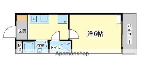 アートハイツ田寺(1K/3階)の間取り写真