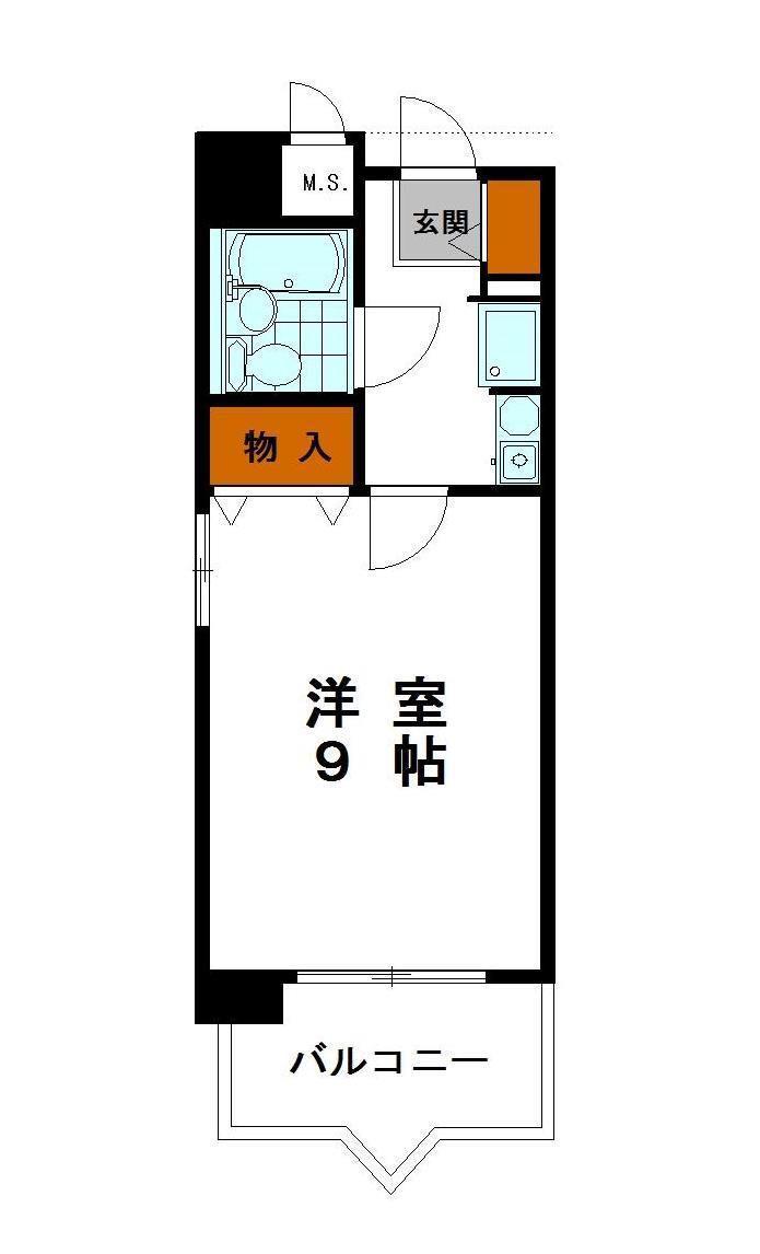 サニーガーデン(1K/1階)の間取り写真