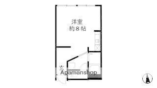 アウトリバーマンション(ワンルーム/4階)の間取り写真