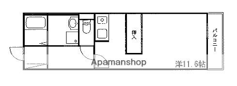 パストラル21(ワンルーム/2階)の間取り写真