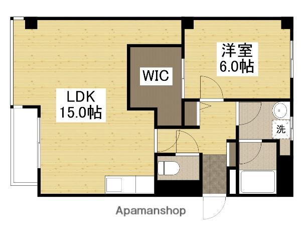 シャルムヒメゴー(1LDK/5階)の間取り写真
