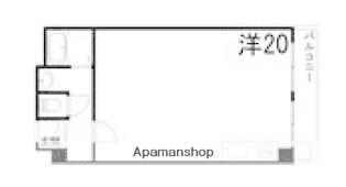 クリスタル小姓町(ワンルーム/2階)の間取り写真