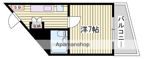 プレアール姫路山吹(1K/3階)の間取り写真
