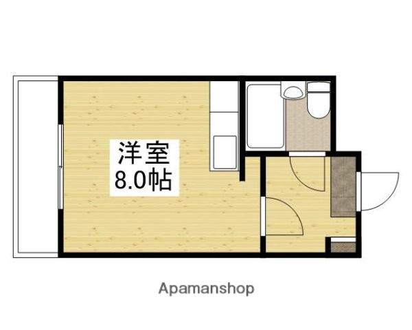 メゾンYS(ワンルーム/1階)の間取り写真