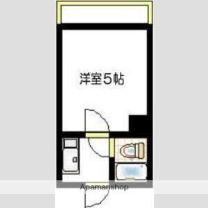 姫路ソニーハイツ(ワンルーム/2階)の間取り写真