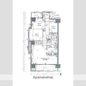 シティハウス姫路(3LDK/12階)の間取り写真
