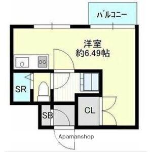 プレアール姫路龍野町(ワンルーム/3階)の間取り写真