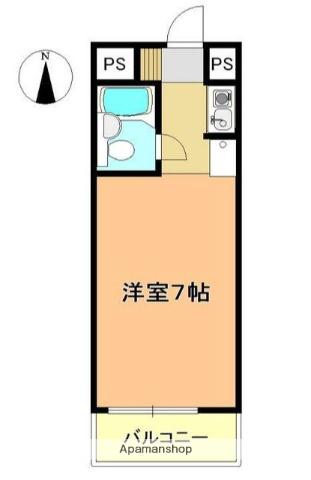 ソフィア辻井(ワンルーム/4階)の間取り写真