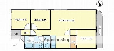 エバーグリーン今宿A棟(3LDK/8階)の間取り写真