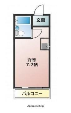 マイコーポ白国(ワンルーム/3階)の間取り写真