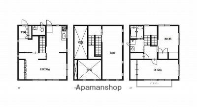 播但線 姫路駅 バス乗車時間：20分 大野バス停で下車 徒歩2分 2階建 築25年(2SLDK)の間取り写真