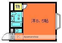 シティライフ高田(1K/2階)の間取り写真