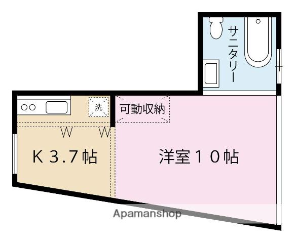 近鉄橿原線 大和八木駅 徒歩8分 4階建 築18年(1K/1階)の間取り写真