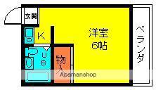 スポーリャIMAI(ワンルーム/3階)の間取り写真