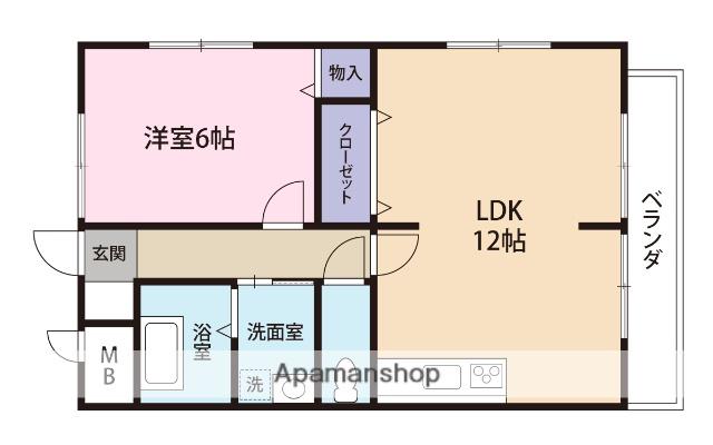 シャングリ・ラ(1LDK/5階)の間取り写真