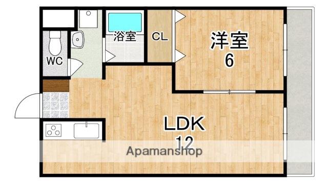 コスモス物語(1LDK/2階)の間取り写真
