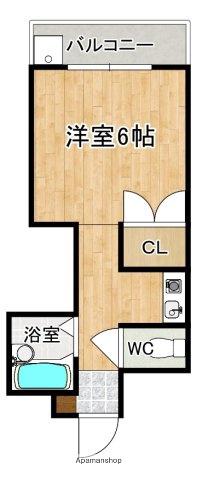 ファーストシティI(1K/3階)の間取り写真