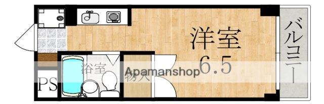 天理グリーンハイツ(1K/2階)の間取り写真
