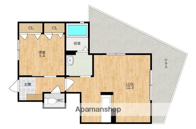 シャーメゾンコトー(1LDK/1階)の間取り写真