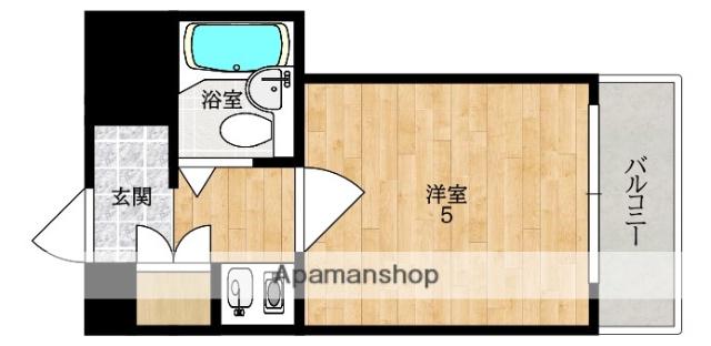 CITY PALACE21 郡山九条 PART 1(1K/2階)の間取り写真