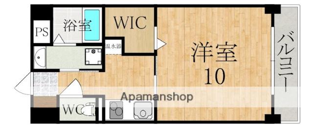 アイリスハイツ8号館(1K/4階)の間取り写真