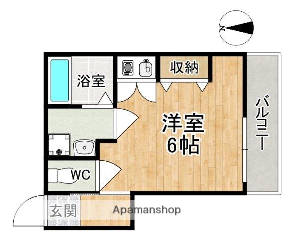 FIELDマンション(ワンルーム/5階)の間取り写真