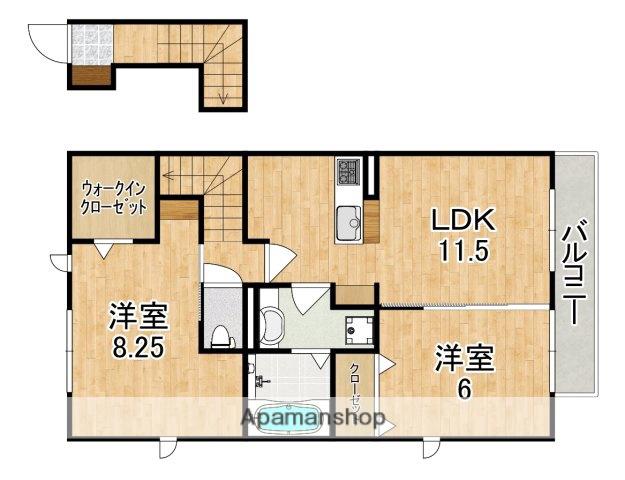 SUNNY COURT(2LDK/2階)の間取り写真