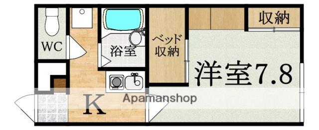 レオパレス めい(1K/2階)の間取り写真