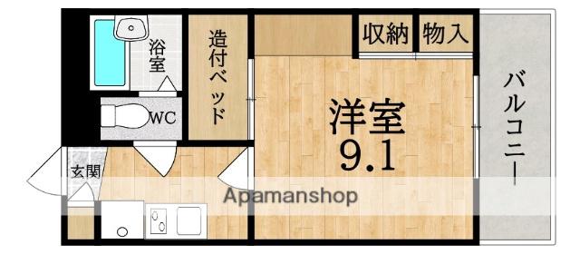 レオパレスSOPHIA(1K/2階)の間取り写真